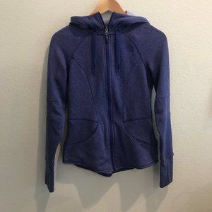TNF Women's Hooded Zip Jacket in Indigo (Size XS)
